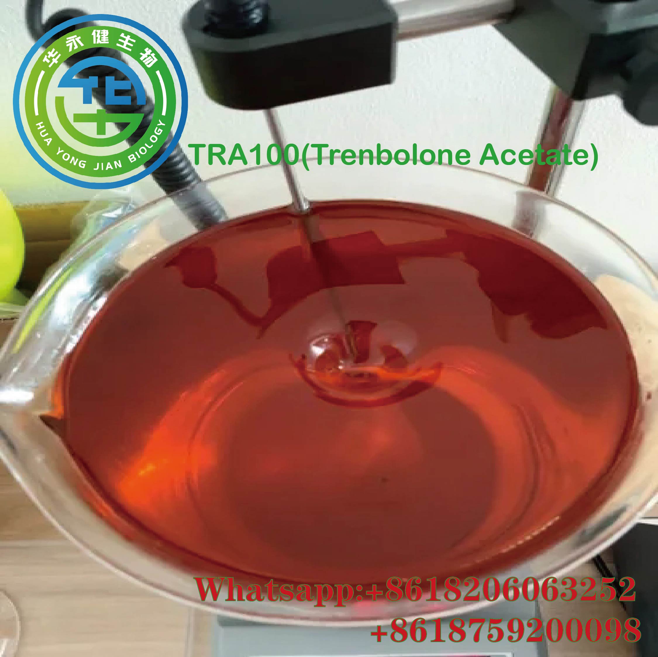 Trenbolone Acetate 100mg/ml Injecting Anabolic Steroids Semi - Finished TRA100 For Bodybuilding