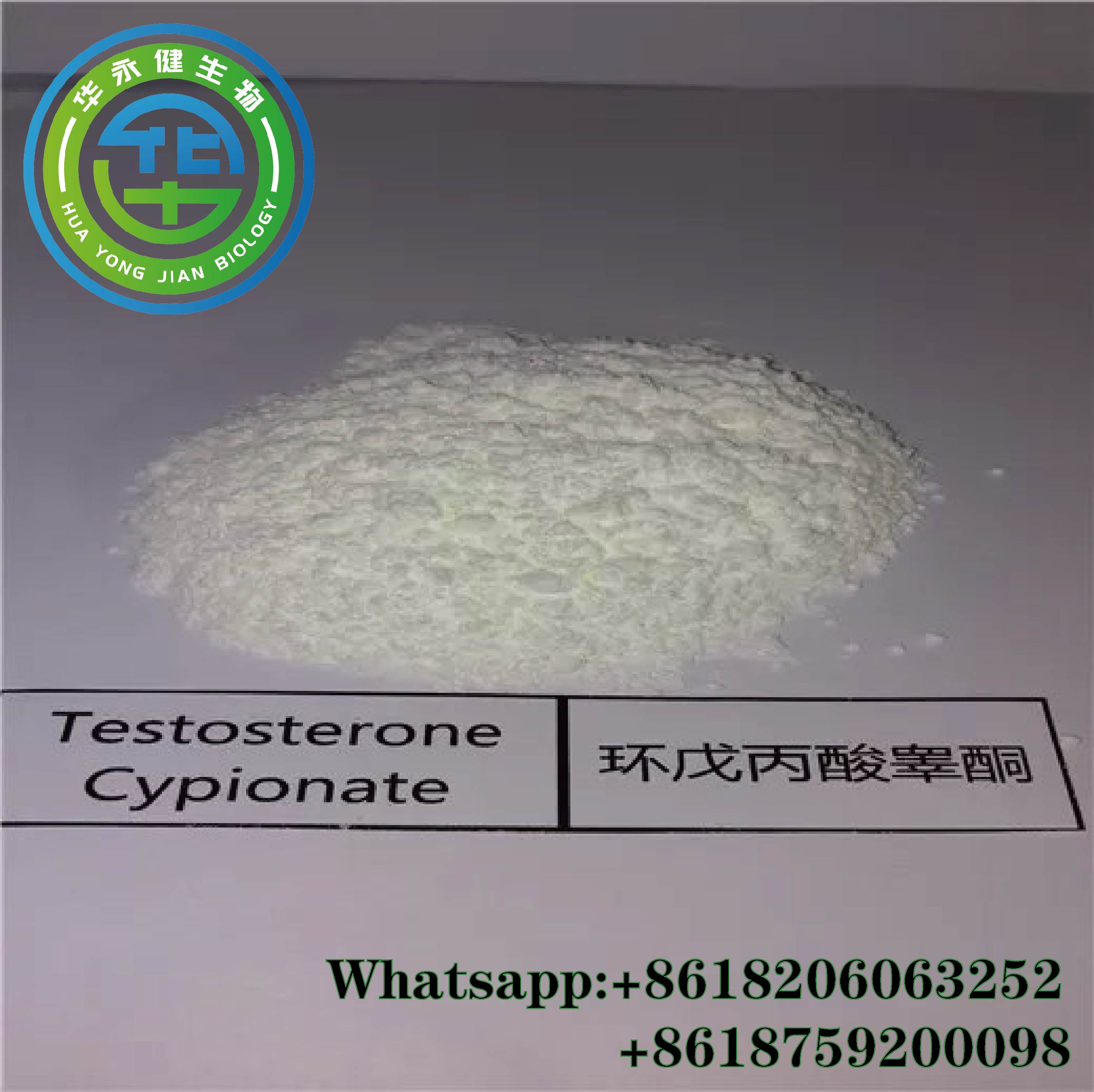 Test Cypionate Safe Injectable Testosterone Cypionate for Muscle Growth Test Cyp White Raw Steroid Powders CAS 58-20-8 