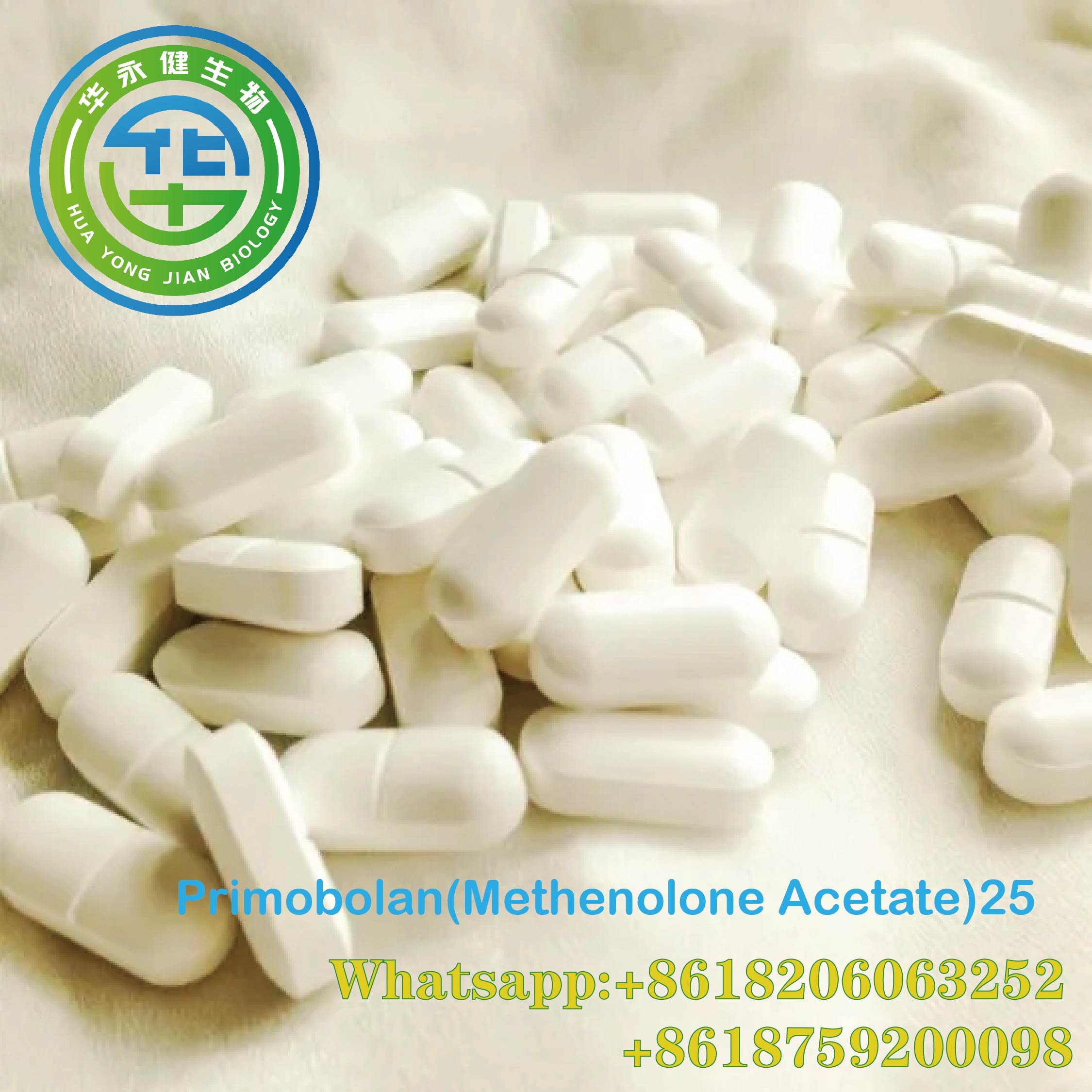  Methenolone Acetate 25mg Tablets USP Long Acting Powder Primobolan 100Pic/bottle Steroids For Bulking Cycle