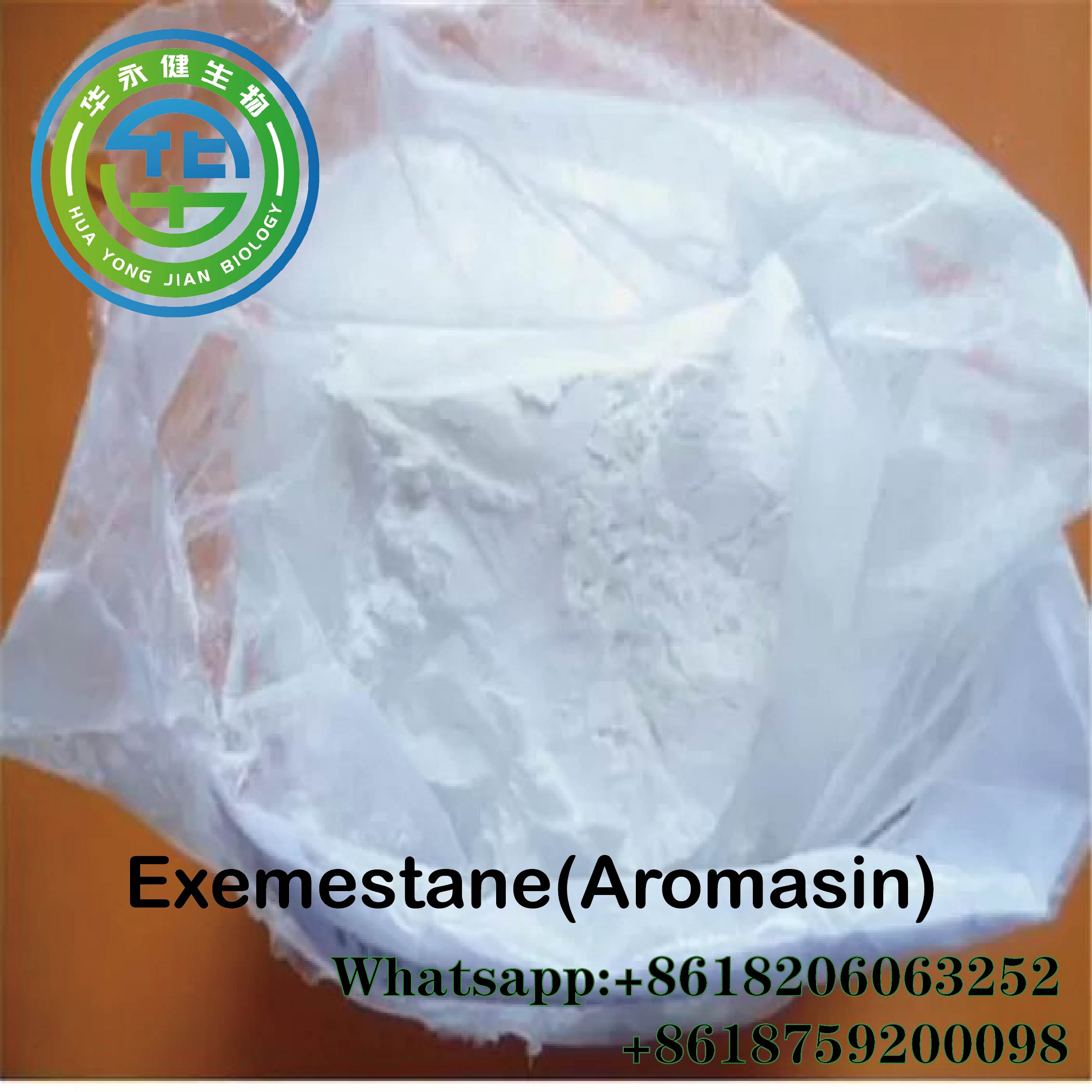 Brazil Domestic Shipping Raw Exemestane Aromasin Steroids Powder Hormones for Body Growth