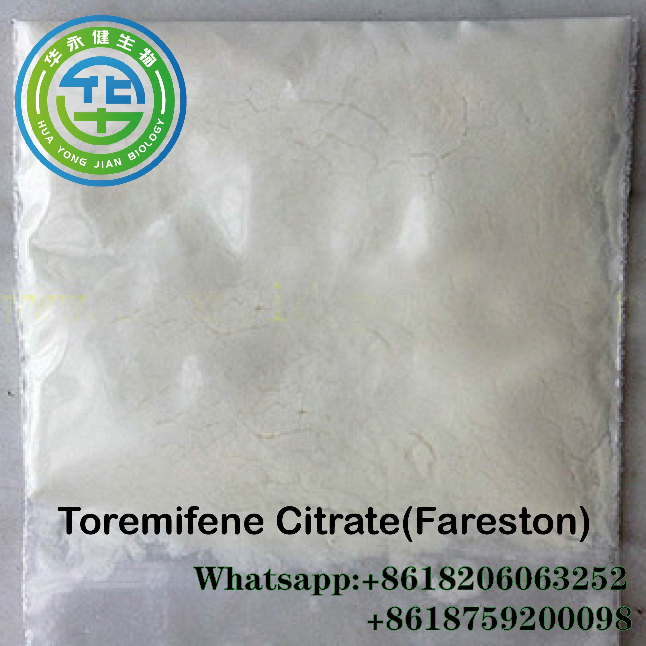 Toremifene Citrate/Fareston Anti Estrogen Steroids raw powder For Cancer Treatment CAS 89778-27-8 