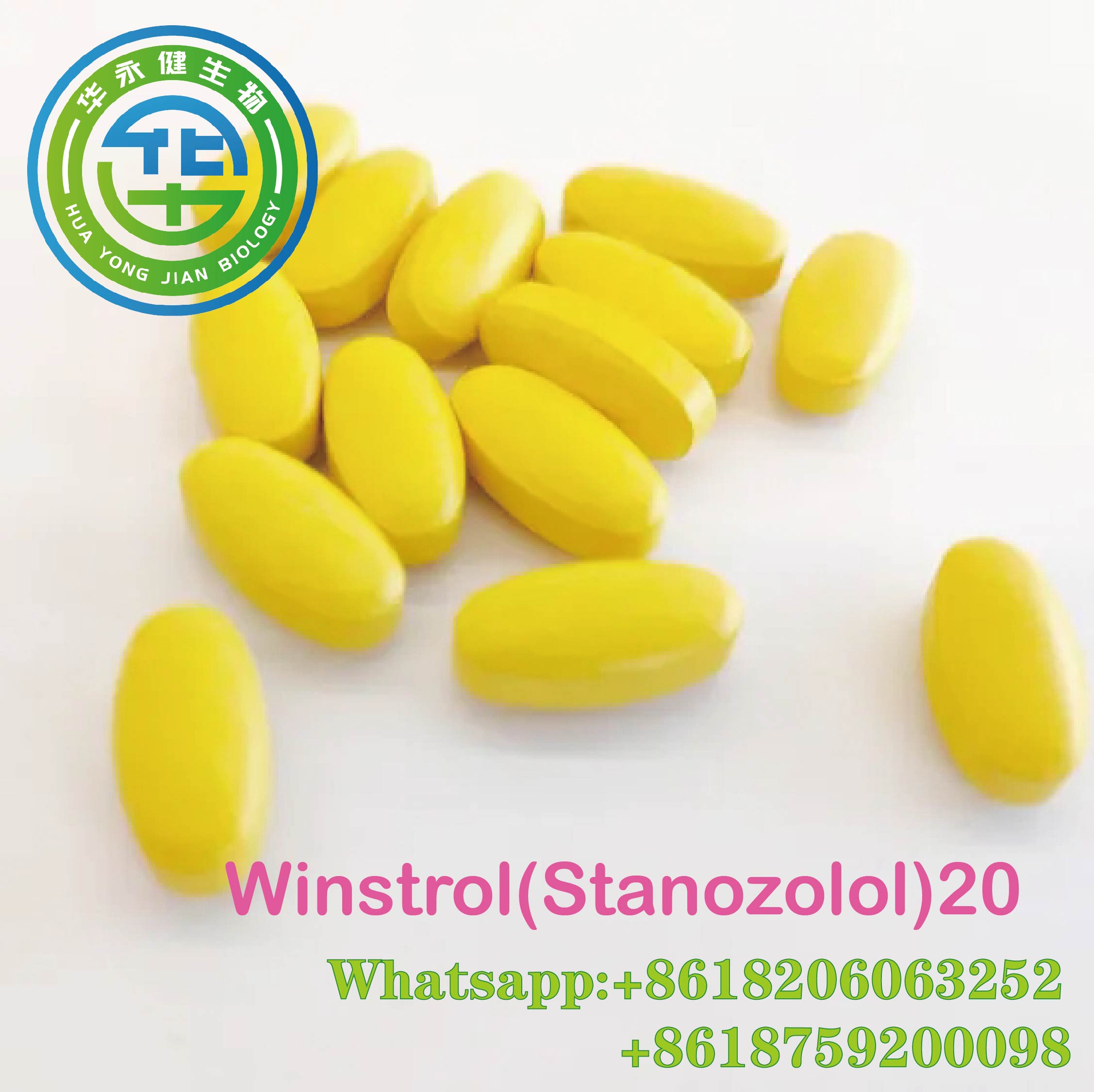 Stanozolol 20mg Oral Anabolic Steroids Winstrol 20mg*100pcs/bottle CAS 10418-03-8 For Bodybuilder