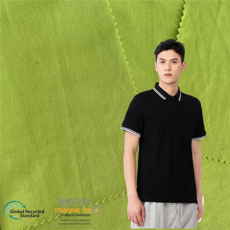 Mercerizing Cotton and Polyester Blended No Stretchy Fabric for T shirt, Polo Shirt