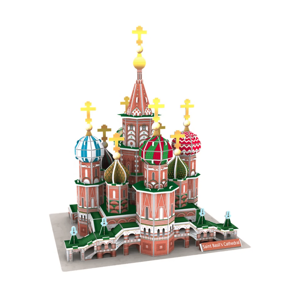 Best Selling Product World Famous Building Saint Basil's Cathedral 3D Puzzle A0118
