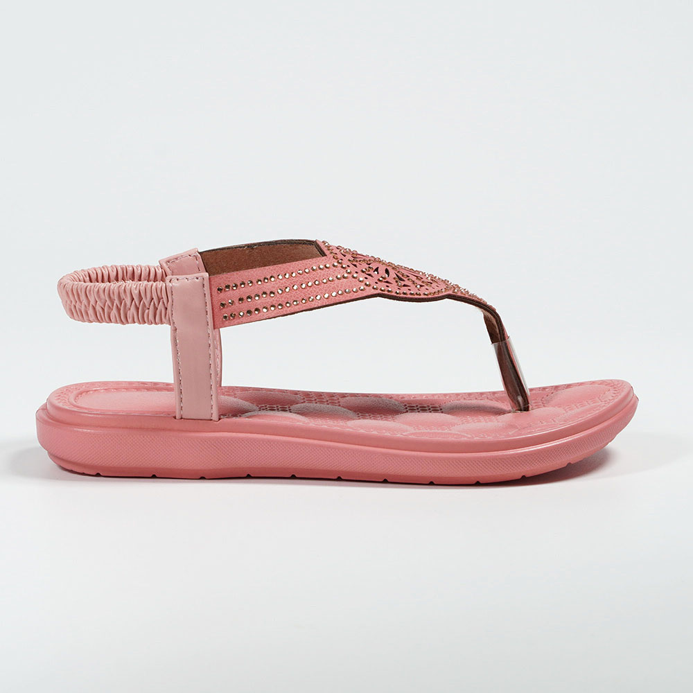 Girls Summer Pink Laser Wholesale EVA Sandals