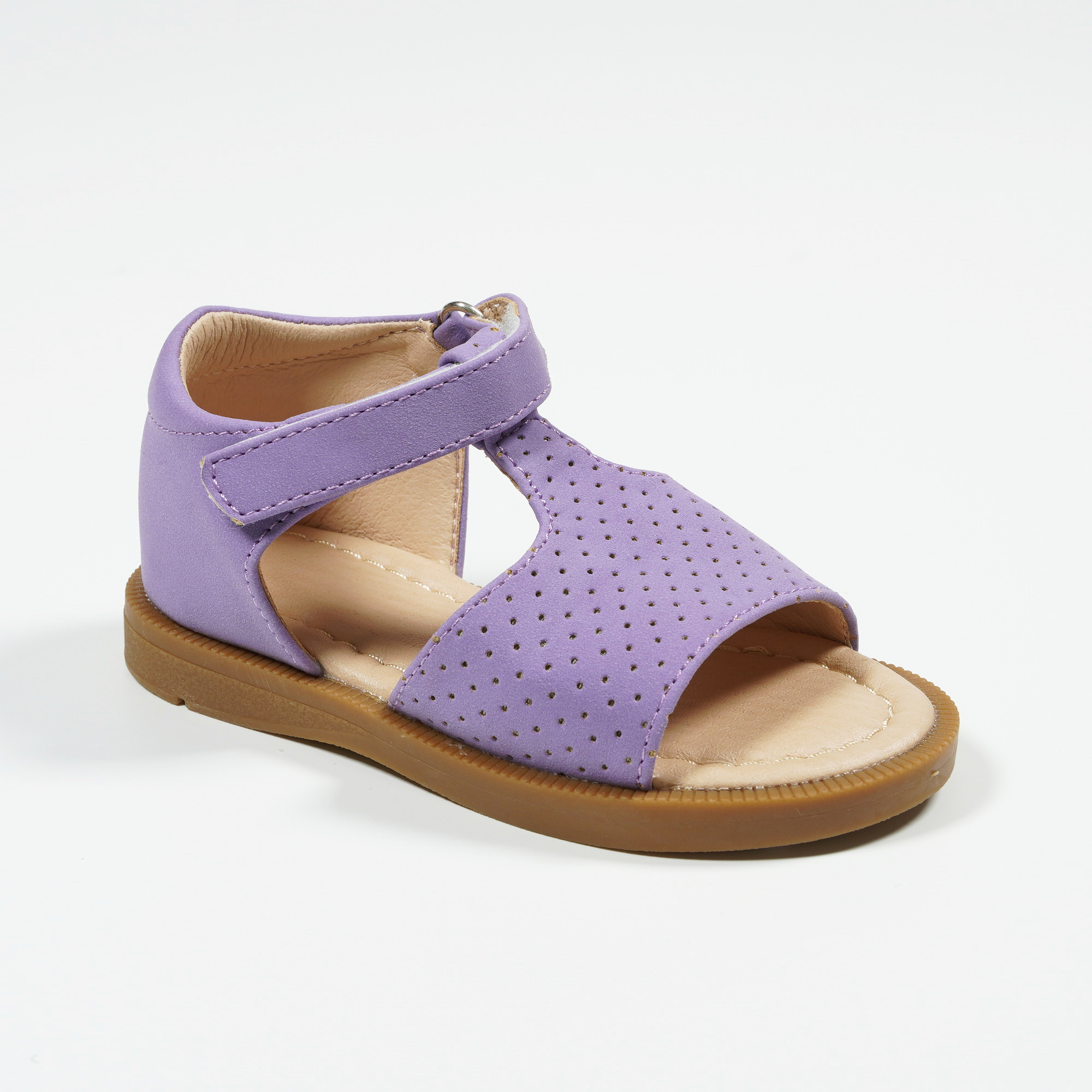 Magenta Breathable Sandal with Velcro Closure Nikoofly Open Toe Summer Girl Sandal