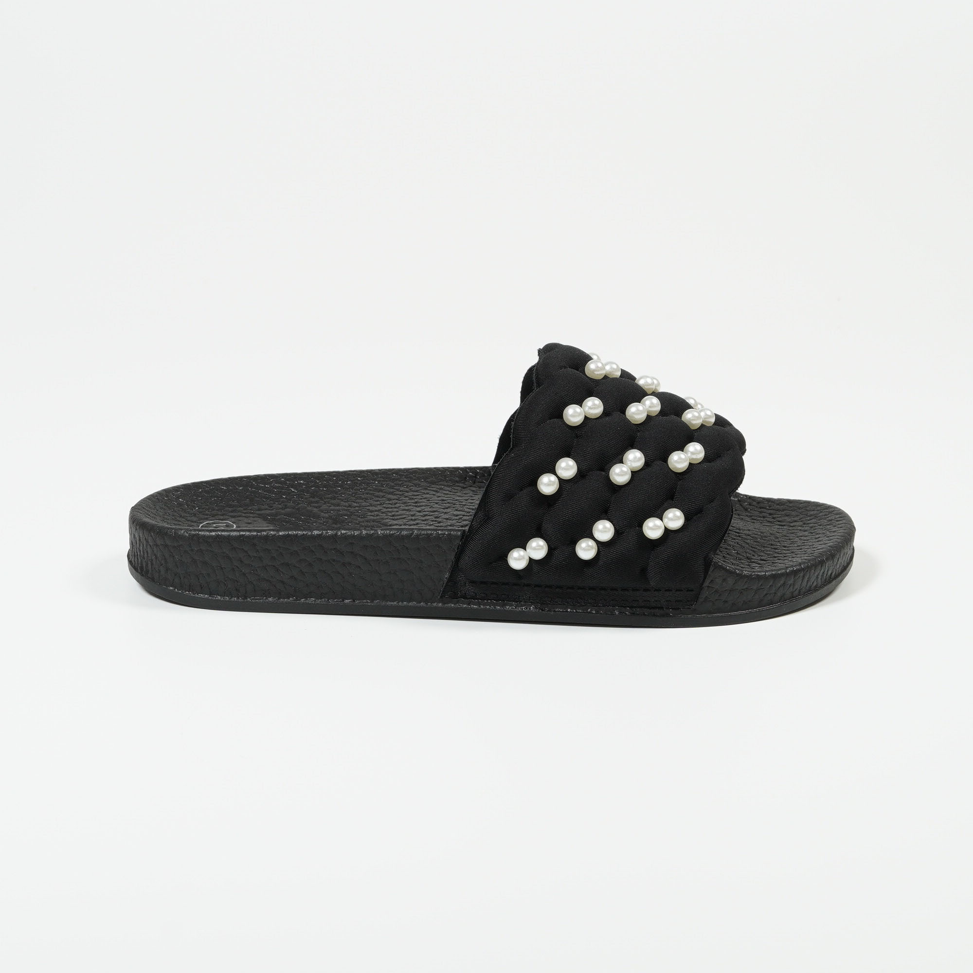 DELICATE AND ELEGANT FASHION CASUAL PEARL SPONGE PVC SLIPPERS STYLISH COMFORT SLIPPERS