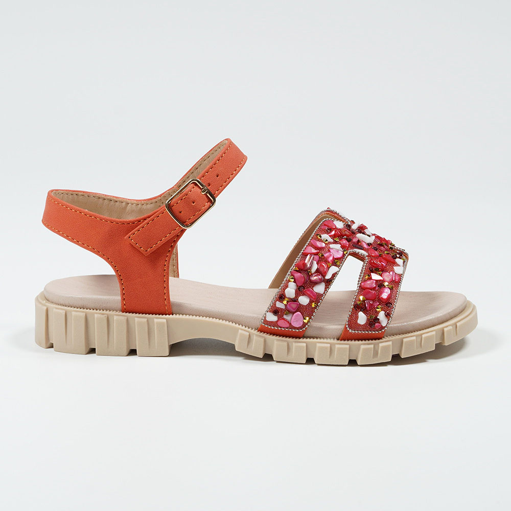 Nikoofly Beach Crushed Stone Comfortable Dressy Sandals