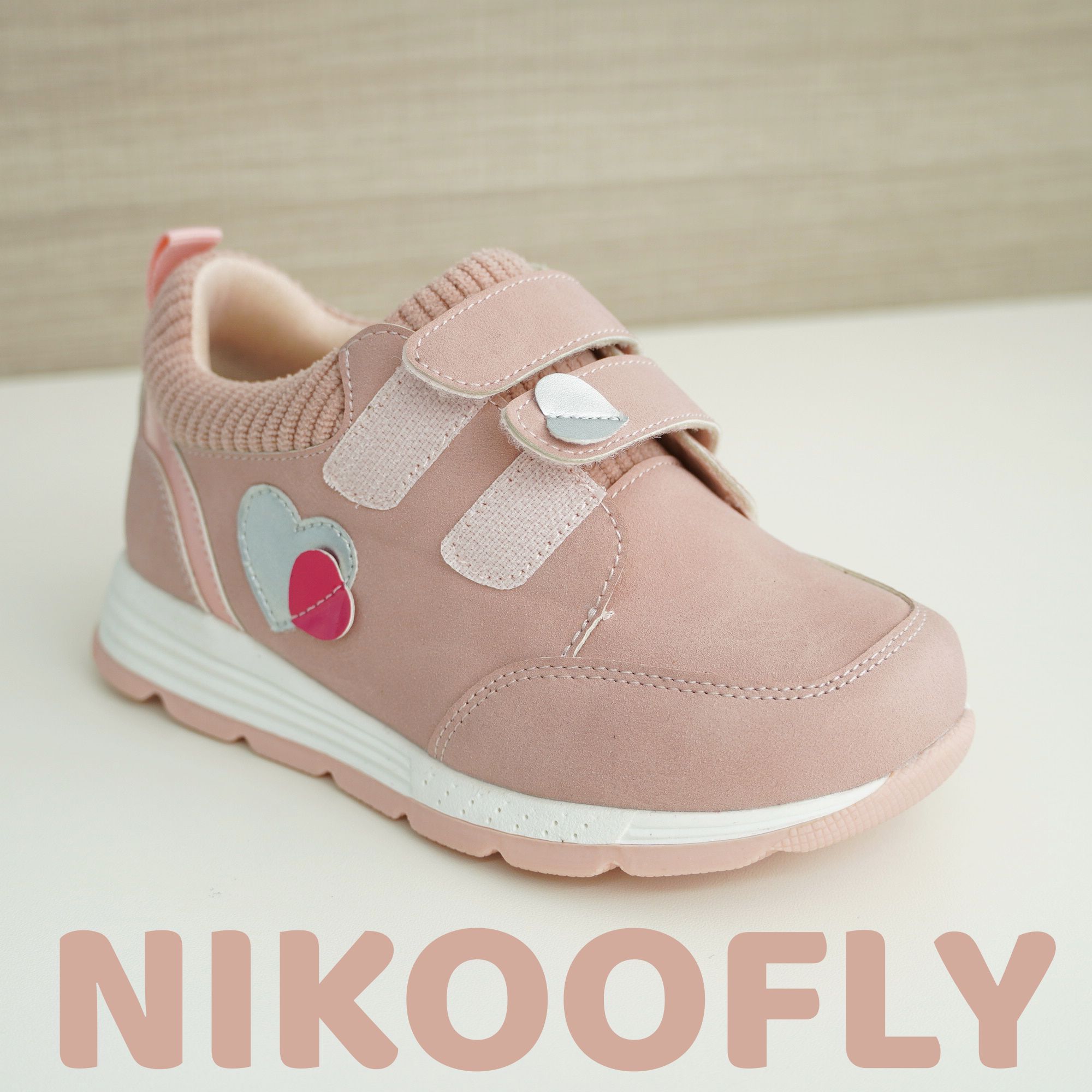 2023-new-style-Women's-fashion-heart-pattern-outdoor-sports-casual-shoes-HSA2022A-5-Dusty-Rose-Pink