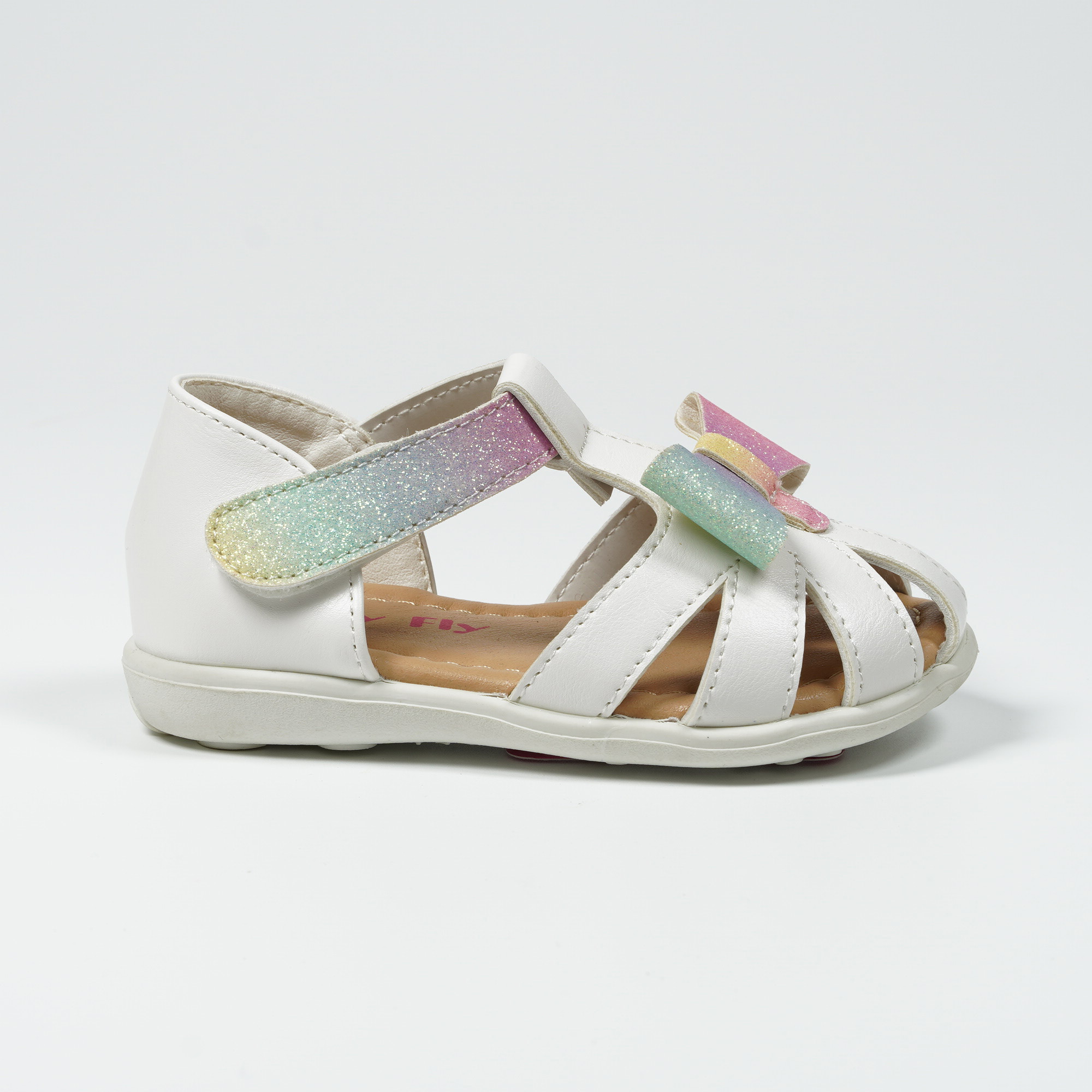 Girls Outdoor Glitter Bow Sandals Comfortable Summer Beach Shoes