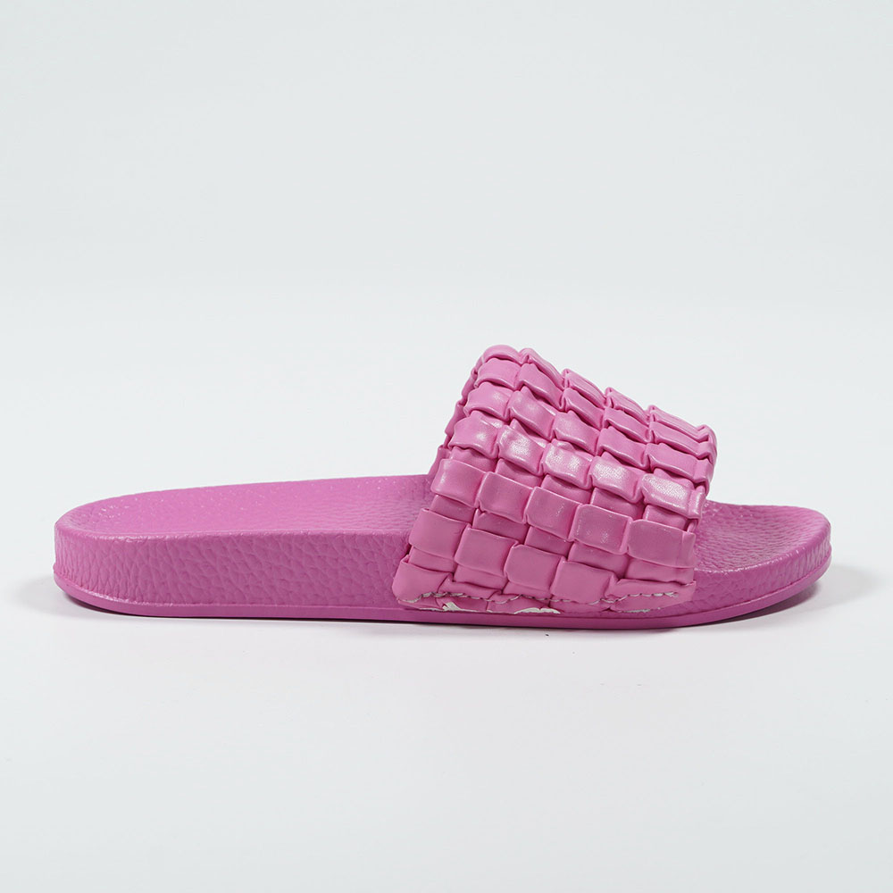 Nikoofly Comfortable Quilted Slides Solid Color Slippers