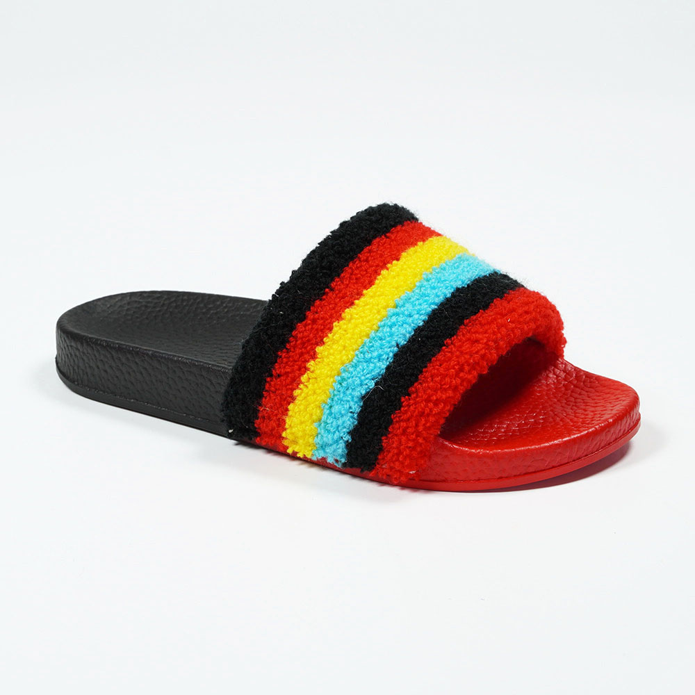 Colorful-Plush-Striped-Slippers-Two-color-Gradient-Outsole-NMD8010D-3-black