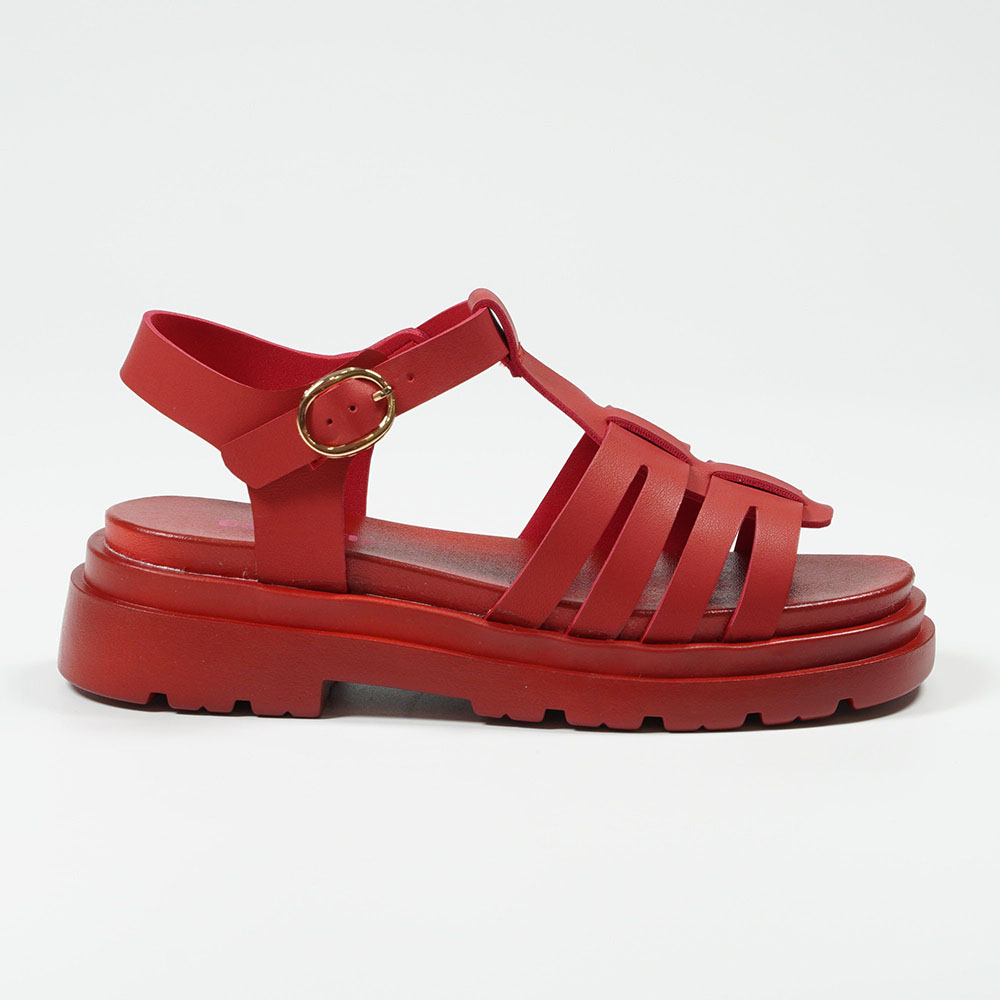 Teenagers Outdoor Casual Red Buckle Sandals