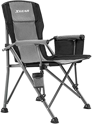 Outdoor High Back Folding Beach Chair-Blue
