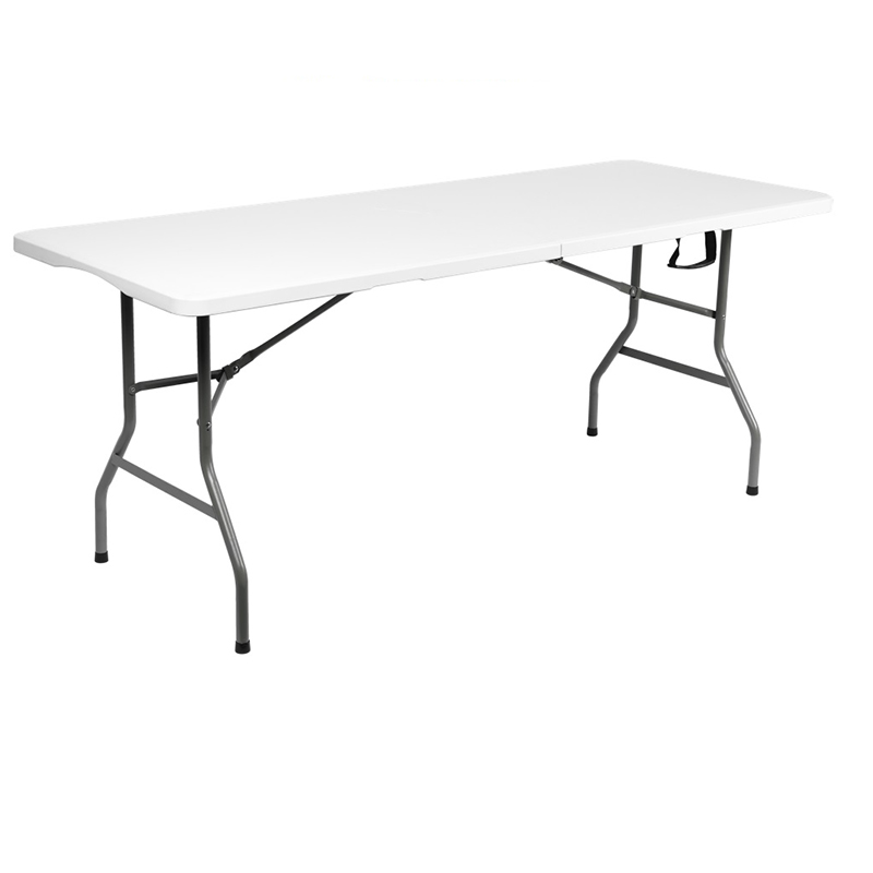 Wholesale white garden 6ft folding table outdoor garden plastic folding tables for event