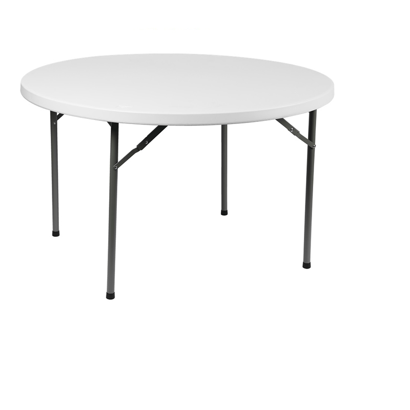 6ft solid steel frame HDPE table top Party Dining rental plastic Folding outdoor table
