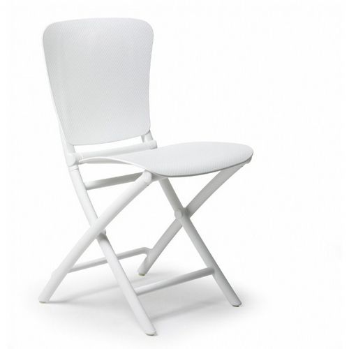 Flash Furniture Hercules White Resin Folding Chair
