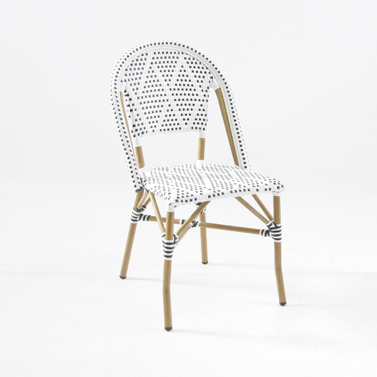 Light Luxury Rattan Wicker Patio Bistro Chair