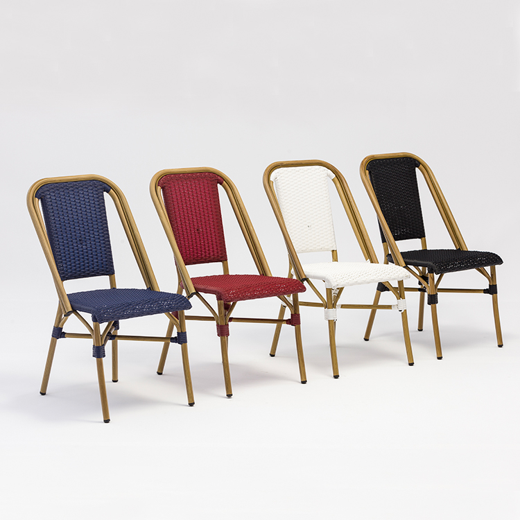 Custom Selectional Pure Colour Rattan Wicker Patio Chair