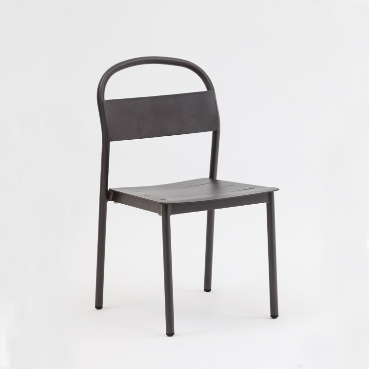 Simple Aluminium Industrial Restaurant Chair