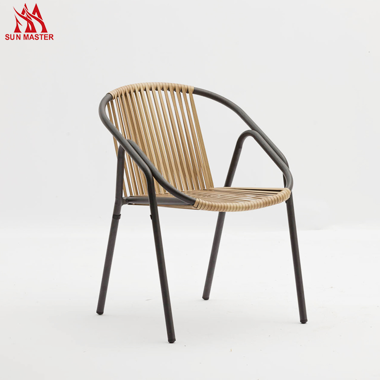 Garden Elastic Rattan Wicker Deck Chair