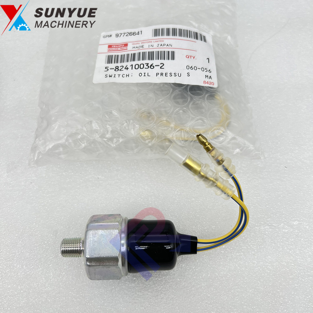 Original Parts Hitachi LX300-7 Oil Pressure Switch Sensor For Isuzu 5-82410036-1 5-82410036-2 582410-0361 582410-0362 5824100361 5824100362