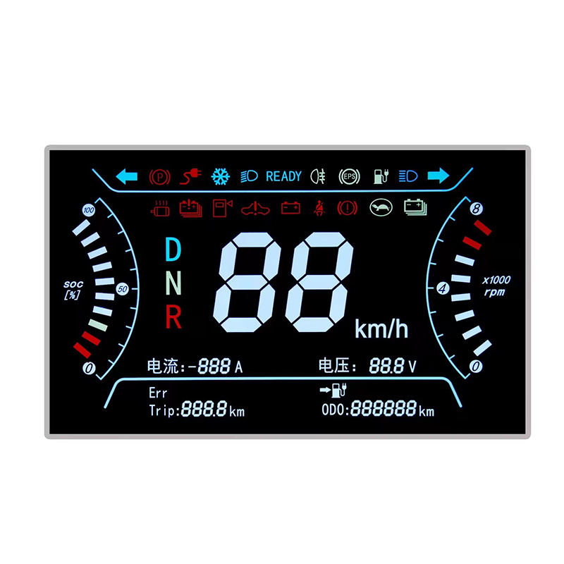 Instrument Cluster LCD Display, Sunlight Viewable Monitor, Dash Board LCD, Energy Monitoring Dashboard,