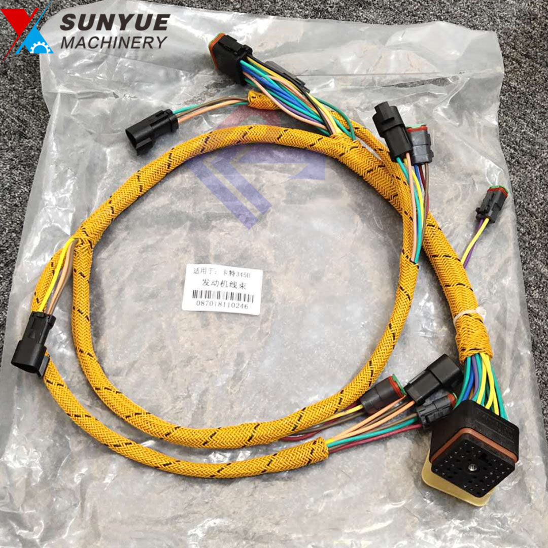 Caterpillar CAT 345B Engine Wiring Harness Cable Wire For Excavator 117-2763 1172763