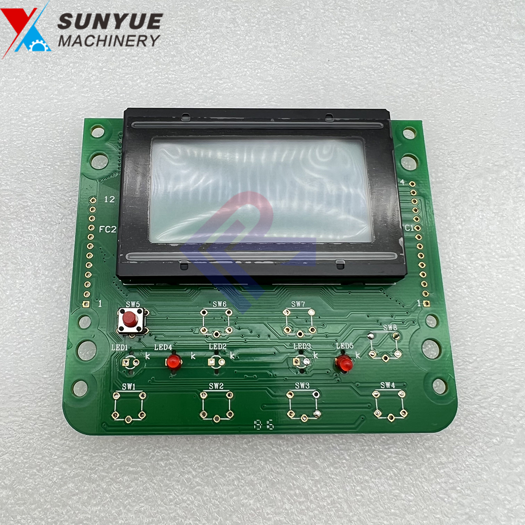 SK200-6 SK210-6 SK230-6 SK250-6 SK330-6 SK350-6 Kobelco Monitor LCD Screen Panel For Excavator Parts