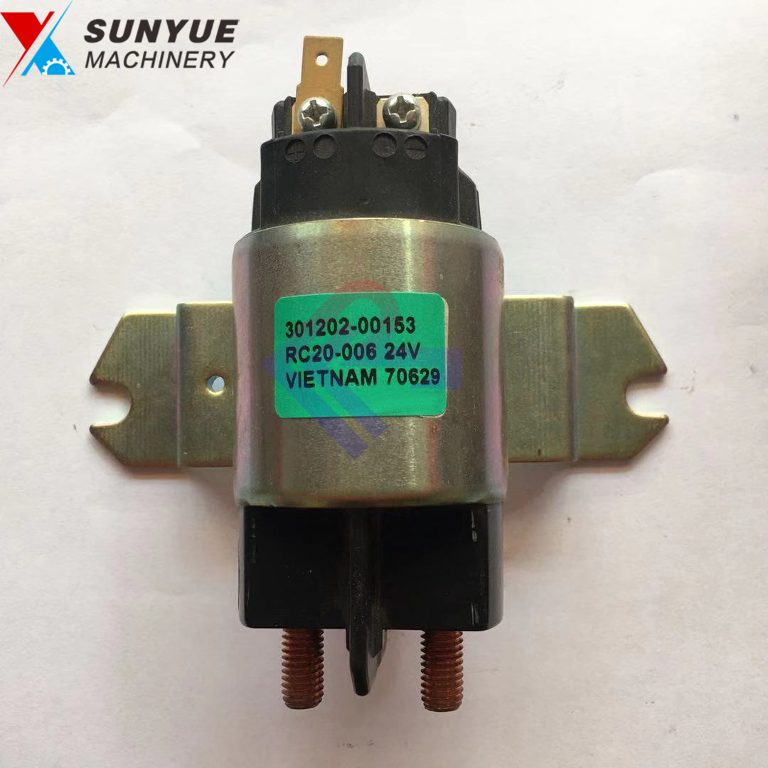 Doosan Battery Relay Switch For Excavator 301202-00153 30120200153