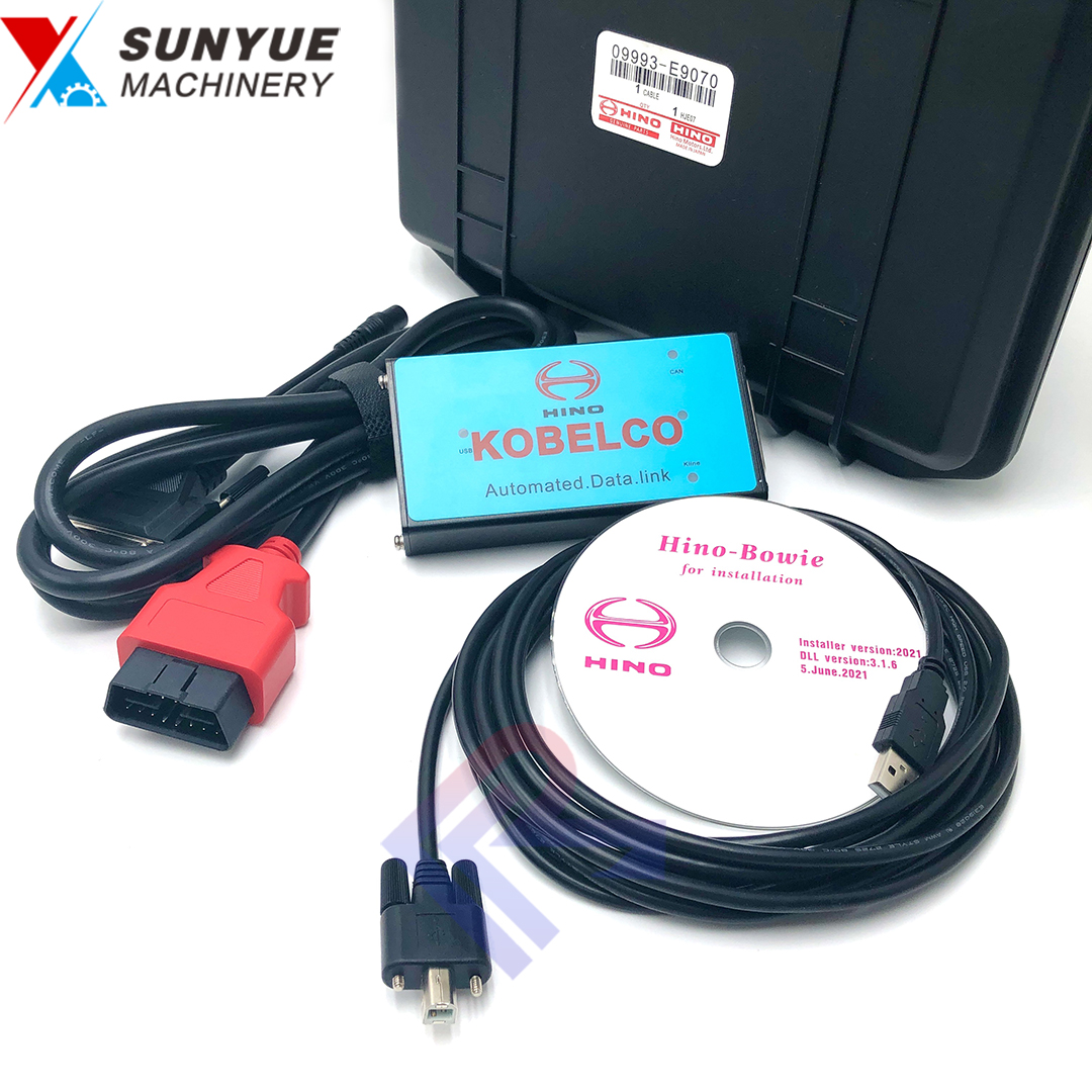 SK200-8 SK250-8 SK350-8 Hino Data Link Electric Diagnostic Tool Communication Adapter Group Scanner Device 09993-E9070