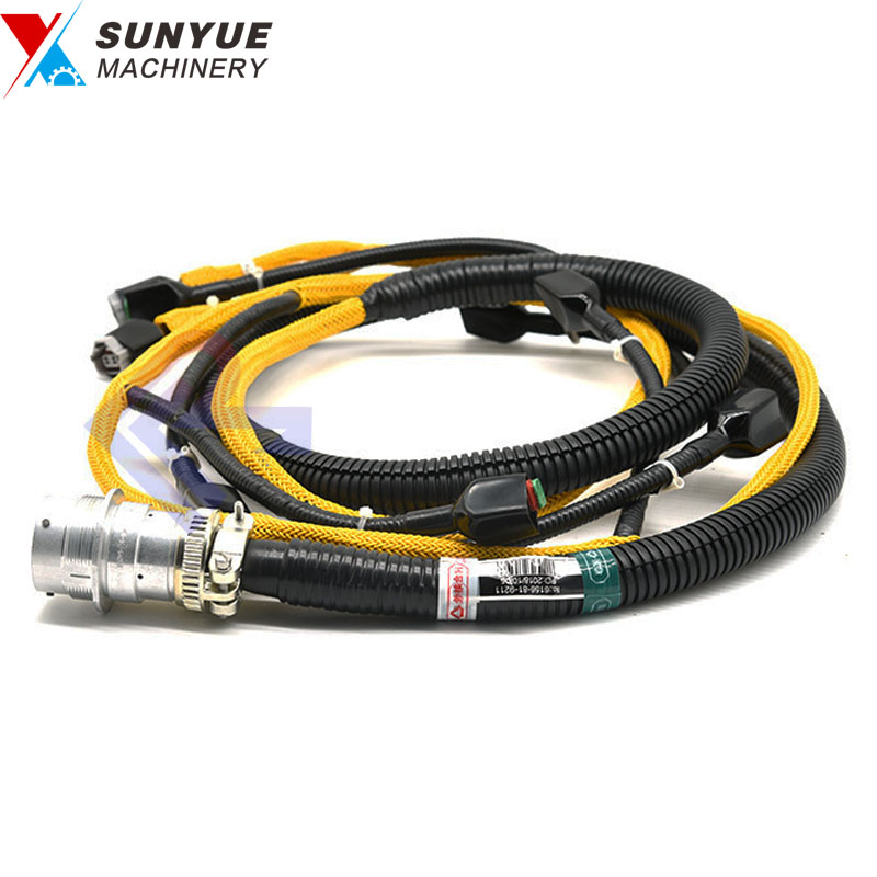 PC400-7 SAA6D125E Engine Injector Wiring Harness Cable Wire For Komatsu Excavator 6156-81-9211 6156819211