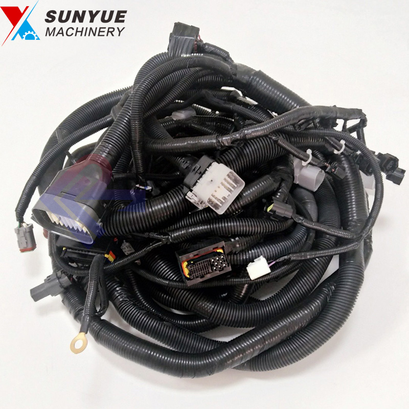 Isuzu 6WG1 External Wiring Harness Cable 0005513 0005470 Engine Wire Harness For Hitachi
