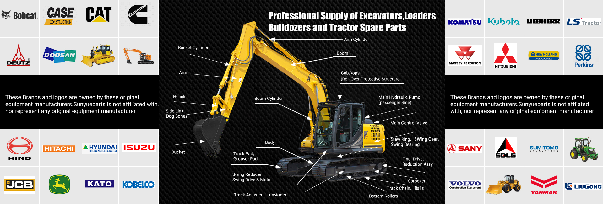 Excavator Sensor, Bosch Injector, Excavator Cab - Sunyue