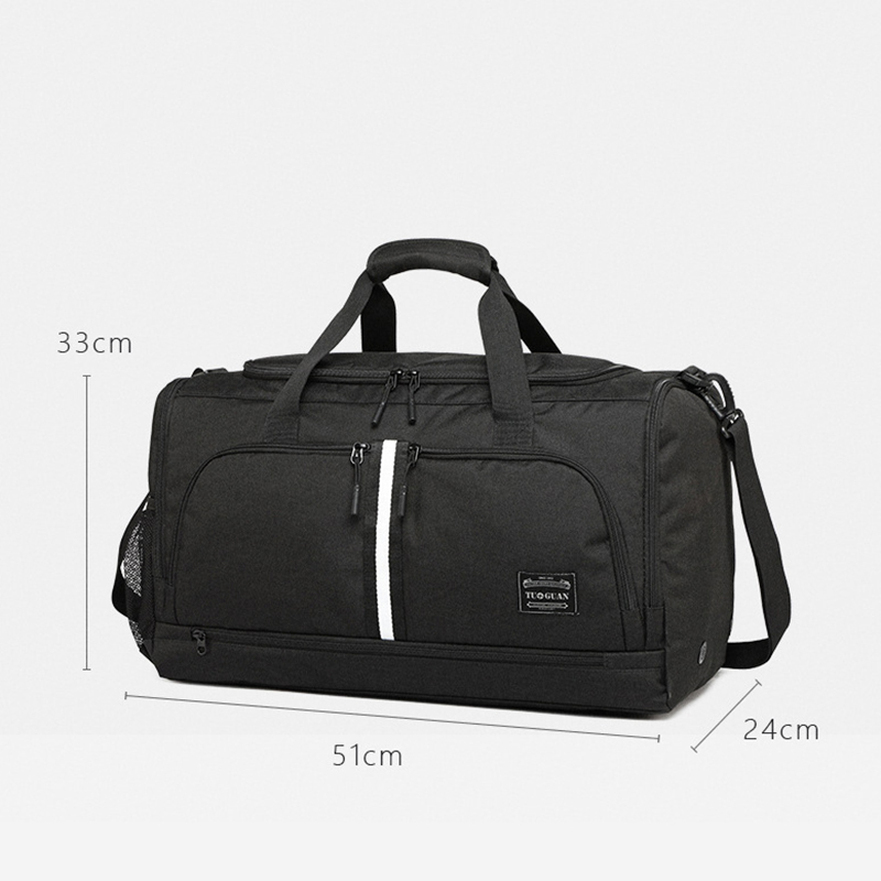 Business Travel Bag Waterproof Bags Duffel For Large Capacity With Shoe Pouch Custom Logo Durable Dry And Wet Separation
