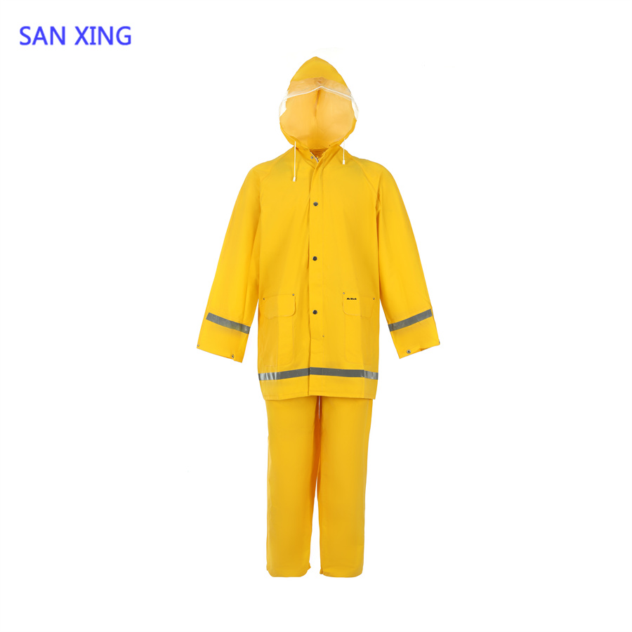 High quality children's Waterproof PVC plastic children's integral raincoat children raincoat