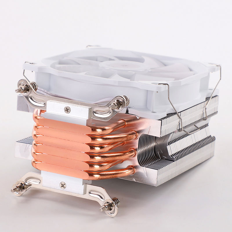 Screw Type Six Copper Air-Cooled Heat Sink CPU Cooler AMD Cooling PC Fan