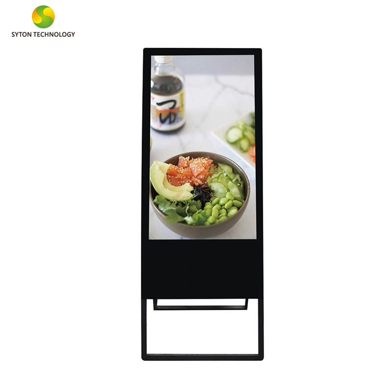 43 Inch New Ultra Thin Portable Advertising Screen Vertical Media Player Digital Signage For Mall