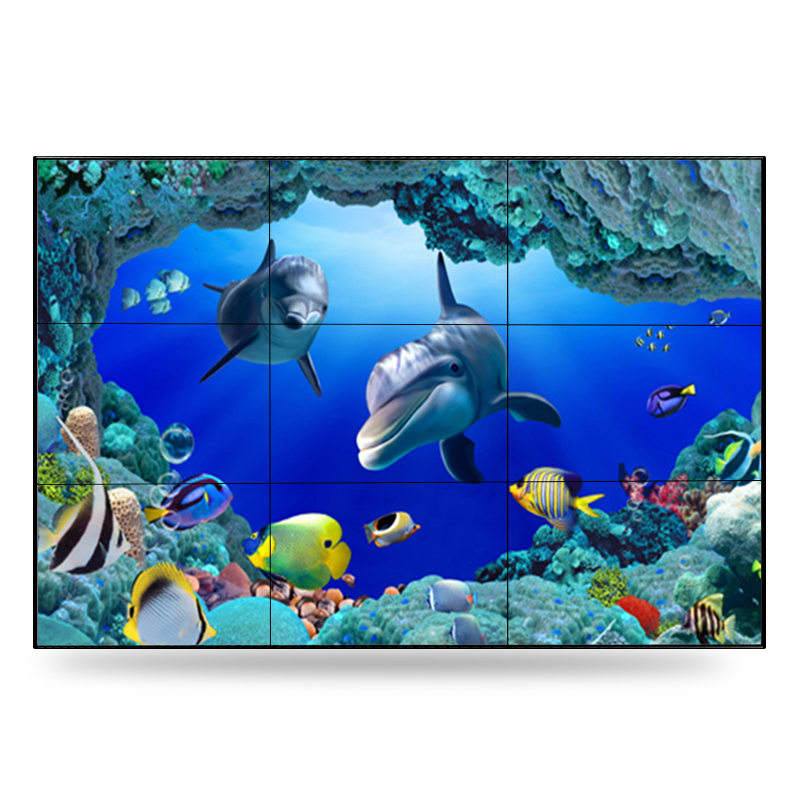 55&quot; stand or wall mounted indoor led video wall tv display,advertising media screen