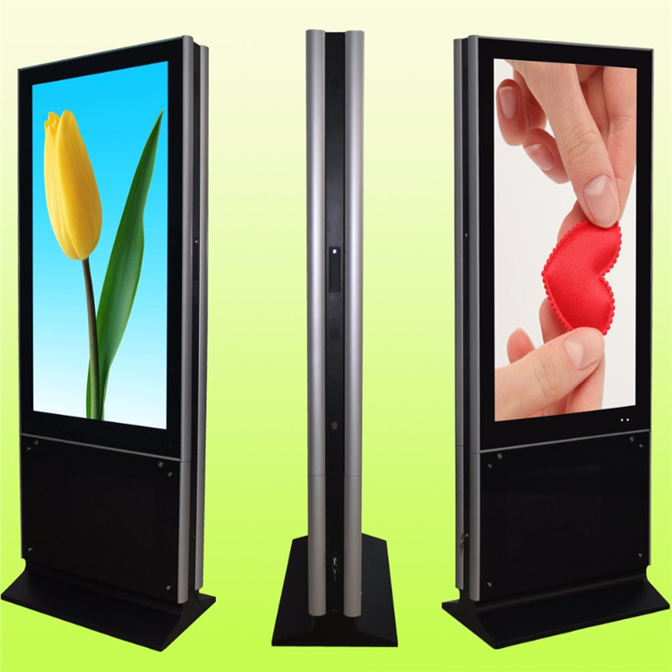 Lcd Touch Screen Kiosk Floor Stand Digital Signage Player For Mall