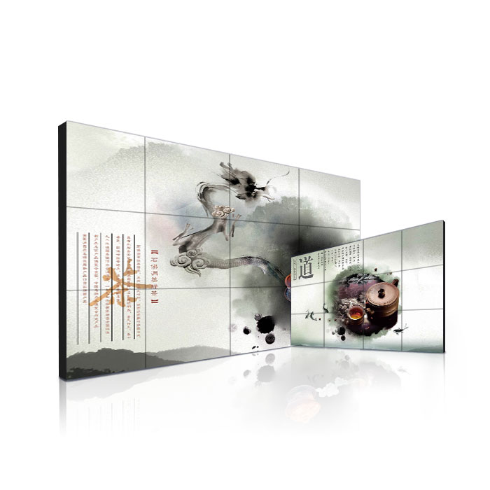 Full HD 46 inch narrow bezel LCD  LED video wall display for commercial advertising