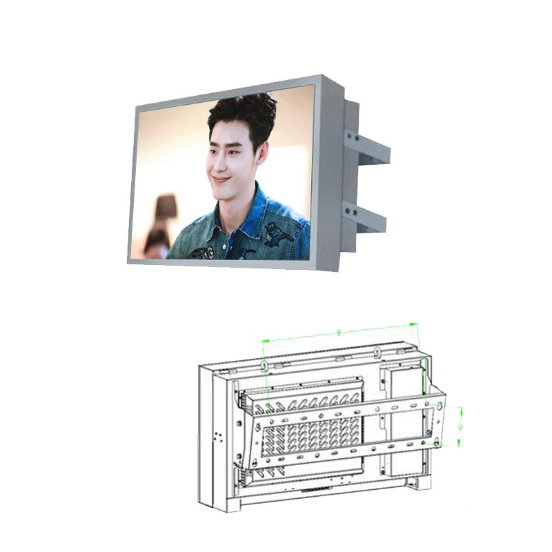 Popular Hd Digital Screen Player Transparent Led Video Advertising For Bus