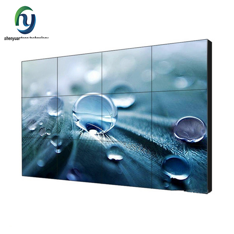 55 Inch Wire Wall Mounted Display Lcd Video Wall Video Flat Screen Tv For Advertising
