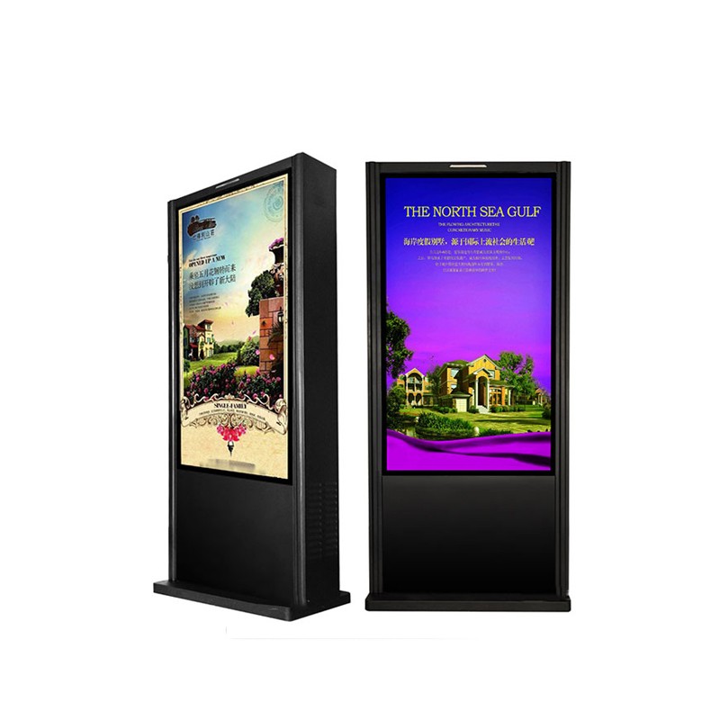 HD Totem AD Player Outdoor Digital Signage For Subway Bus Station