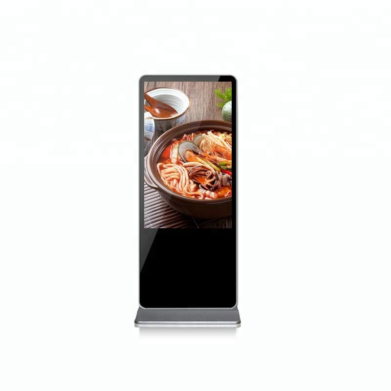 New Design 55 Inch Floor Standing Lcd Panel Information Kiosk Advertising Used Touch Screen Player For Cinema Bank