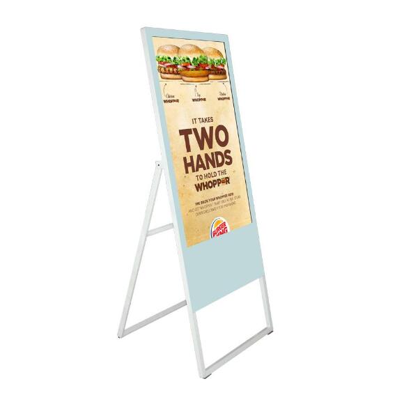 43 inch floor stand lcd display touch screen advertising tv information totem