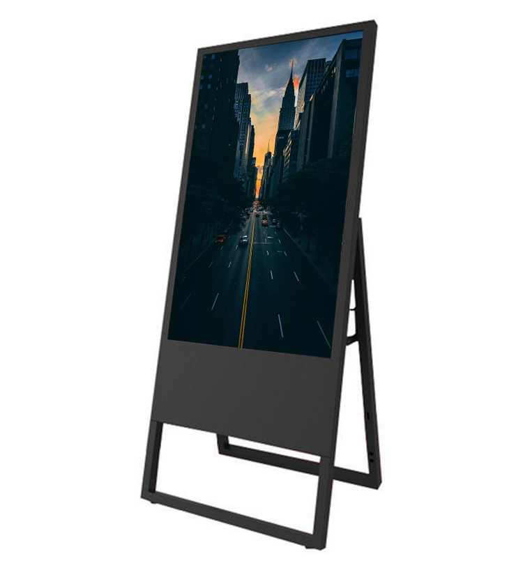 Portable lcd digital signage totem lcd advertising display android