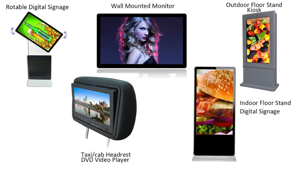 Bus station Gas station Cafe professional multi- functional wall mount full color led display