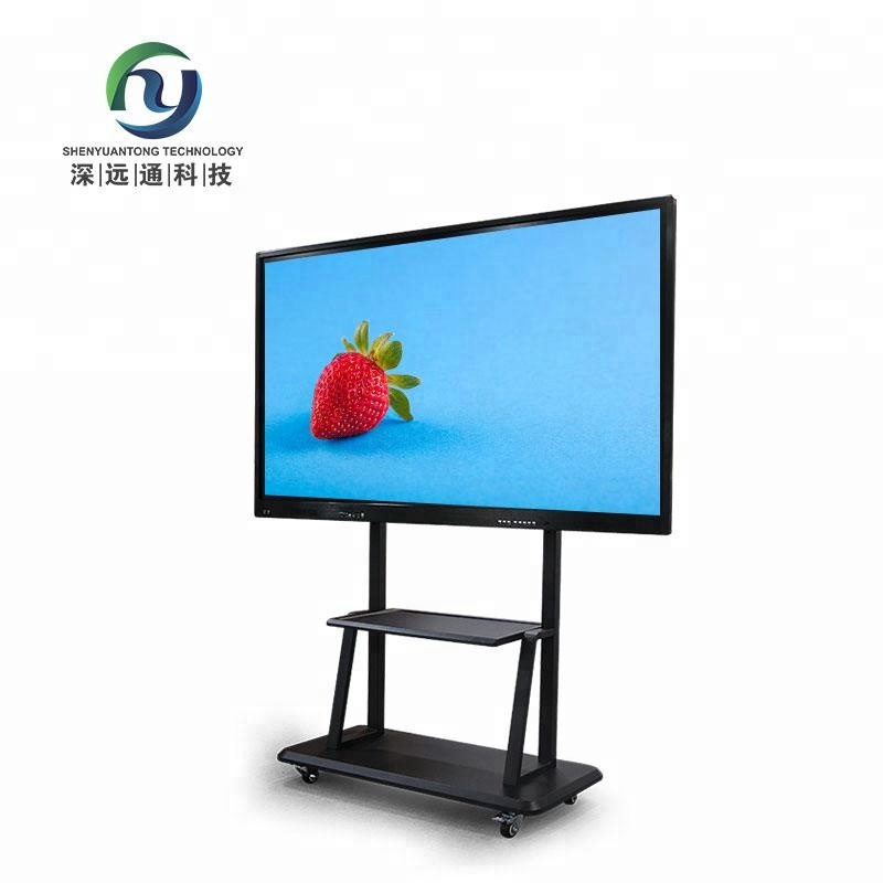 Multi-fuction All in one  Floor Teaching Stand Android Os Interactive Display For Mall Meeting
