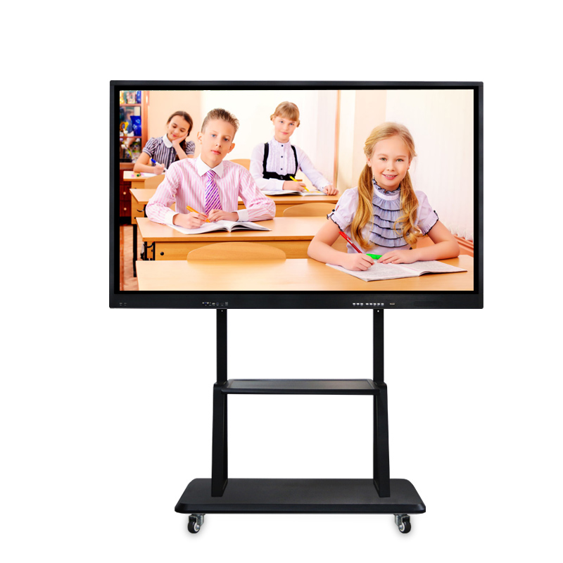 wall mounted 75 inch lcd interactive touch screen teaching white board,smart touch screen kiosk